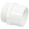 Spears 461 Series PVC Pipe Fitting, Adapter, Schedule 40, 2"