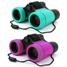 Scotamalone Kids Binoculars Shock Proof Toy Binoculars Set for Age 3-12 Years Old Boys Girls Bird Watching Educational Learning Hunting Hiking Birthday Presents
