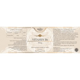 Sky Premium Life Vitamin B6-60 B6 Vitamins Capsules for Energy Release and Hormone Regulation for Women and Men | Vitamin B6 High Strength Fatigue and Tiredness Supplements | 2 Month Supply