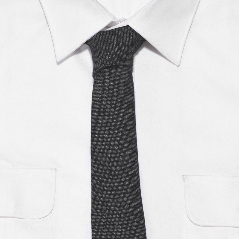 DonDon Men's Tie 6 cm Cotton Plain Checked and Polka