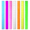 DAGONGREN Color Transparent Ruler Plastic Rulers - Ruler 12 inch