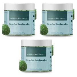 Kit 3 Gomitas Sueño Profundo 160 Grs C/u Chemisette Sabor Limón