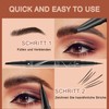 Eyebrow Pencil - Waterproof Microblading Eyebrow Pen 2-in-1 Dual-Ended 3D
