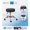 Boss Office Products Be Well Medical Spa Stool in Black