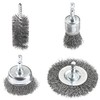 kwb Wire Brush Set for Drills - Universal Use -