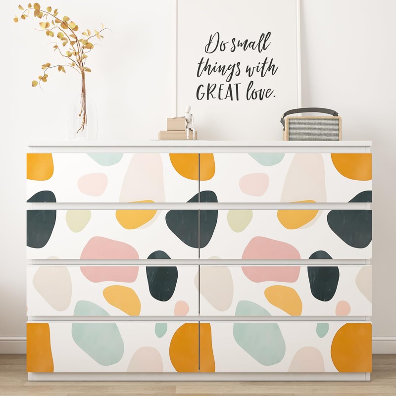 Fvlow Colorful Blocks Peel and Stick Wallpaper 17.4" x 118"