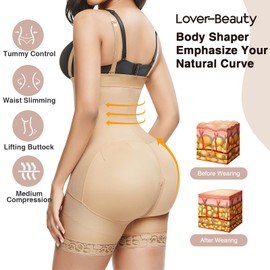 Lover-Beauty Tummy Control Shapewear for Women Fajas Reductoras Y Moldeadoras Fajas Colombianas Postparto