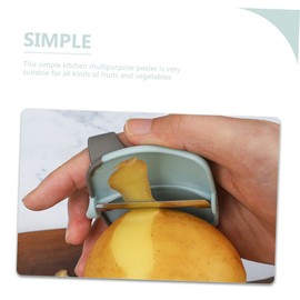 FELTECHELECTR 3Pcs Fruit Vegetable Peeler Ergonomic Finger Style Peeling Tool for Easy Use for Potatoes Carrots Cucumbers Kitchen Essential for Arthritic