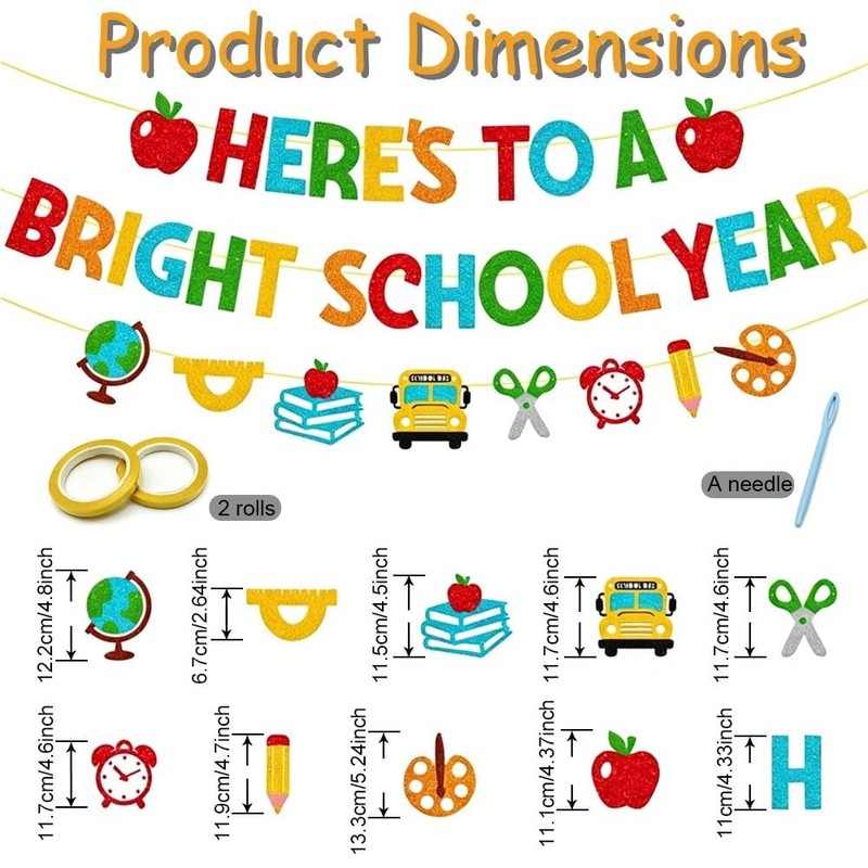 School Opening Banner Decoration, Welcome School Decorations, Celebrating The Start