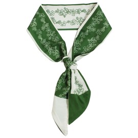 LEBOOBELL Womens Ribbons For Hair Handbag Scarf Headwraps Cute Headwear Head Scarf Bandana(Green Vine)