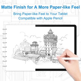 IVEOPPE Pack of 2 paper magnetic film for Lenovo Tab M11 11 inch, protective film, matte paper film, screen protector, removable and reusable, writing and taking notes like on paper