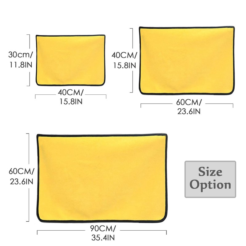 ILLUVA Extra Thick Microfibre Cleaning Cloths Towels, Super Absorbent Micro