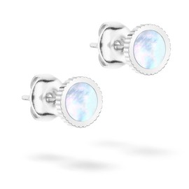 Tamaris TJ Stud Earrings, Stainless Steel, Mother of pearl.