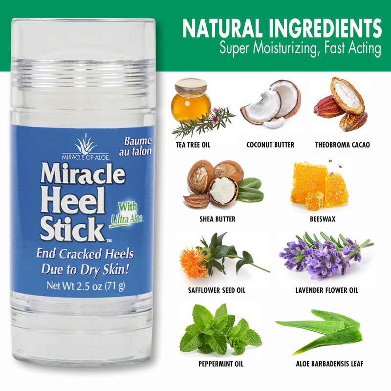 Heel Balm for Dry Cracked Feet - Miracle Heel Stick