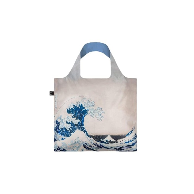 LOQI Katsushika Hokusai The Great Wave Recycled Bag, multicoloured, Contemporary