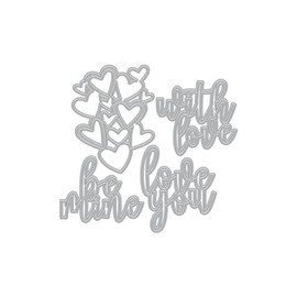 Hero Arts - Love & Hearts Fancy Dies from The Love Notes Collection