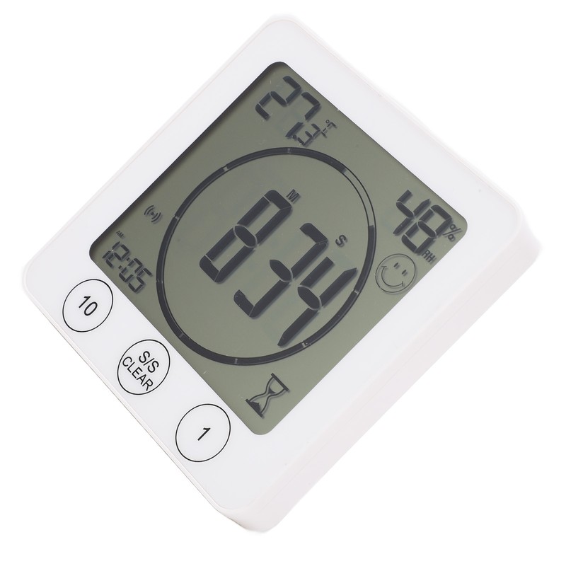 Temperature and Humidity Meter Indoor Thermometer Hygrometer Timer for Home