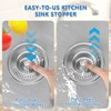 Ceecysaa Upgraded 3 in1 Kitchen Sink Drain Strainer & Stopper