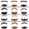 Fake Beard Goatee Mustache Realistic 100% Full Hand Tied Facial