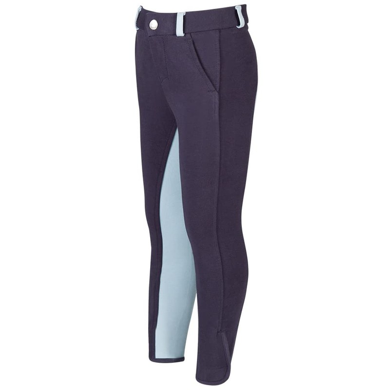 PFIFF 101249 children's breeches Elisa, fabric seat, trendy bicoloured look