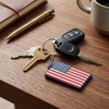 Great 1 Products PVC American Flag Keychain