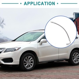 ACROPIX Stainless Steel PTFE Silver Tone AN3 Braided Steel Turbo Oil Feed Line 90 Degree to Straight Hose End, 10" Remote Turbocharger Oil Drain Return Line Universal for Auto - Pack of 1