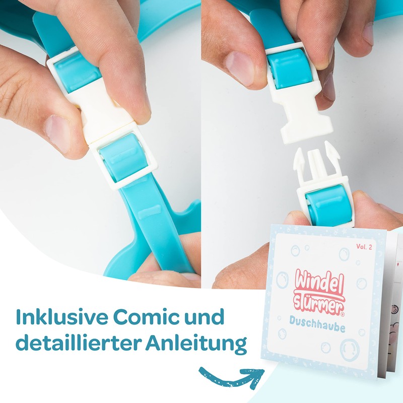 Windelstürmer Shower Cap Kids - A Shower Cap for Worry-Free