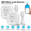 Universal 2 Pack Smart Water Leak Sensor Detector Flood Leakage