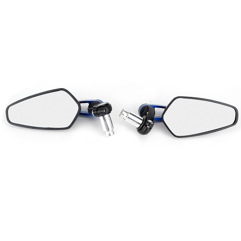 2pcs Motorcycle CNC Handle Aluminum Plane Rear View Side Mirror