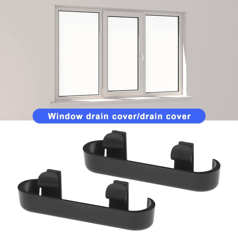 ECSiNG 20PCS Window Drainage Cover Caps Replacement Weep Hole Covers