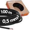 Lapp 100 Metres 4510011 H05V-K 0.5 mm² Black I Wiring