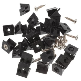 SHINEOFI 106pcs Bottom Corner Brace Support Kit Durable Mending Wedges with Screws for Furniture Reinforcement and Stability for Cabinets and Wardrobes