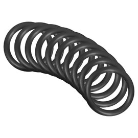 QUARKZMAN Pack of 10 Nitrile Rubber Rings O Seal 40 mm x 30 mm x 5 mm for Tap Plumber Repair Seal Connection, Black