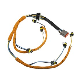 X AUTOHAUX Engine Fuel Injector Wiring Harness for CAT for Caterpillar C7 Engine Excavator 2225917 Fuel Injector Wiring Harness Assembly