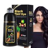 Cosmpro Black Hair Dye Shampoo for Women Men 3 in