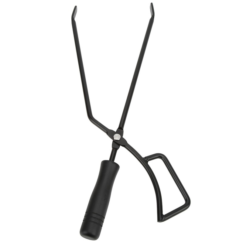Fireplace Tongs Fire Pit Charcoal Clip Stainless Steel Grill Tongs