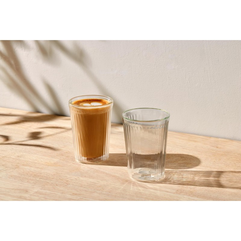 Maxwell & Williams Blend Stripey Double Wall Cup 250ML Set