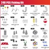 THKFISH 248pcs Fishing Accessories Kit，Fishing Tackle Box with Tackle Included