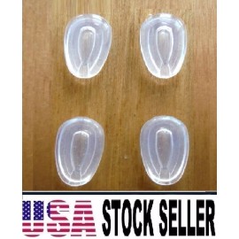Galaxylense 2 Pair Soft Nose Pads Push-in Silicone For Oakley Feedback Glasses Replacement