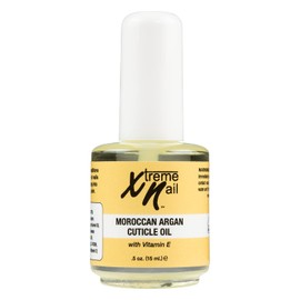 Xtreme Nail Moroccan Argan Cuticle Oil - Revitalizing Cuticle Oil with Vitamin E, Strengthen & Nourish While Hydrating Cracked Cuticles, Optimal Nail Care Treatment - Cuticle Repair & Softener 0.5 Oz