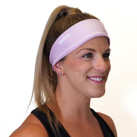 Hedwerx Hydra4, Sweat Diverting, Pro Sport Sweatband Headband, H4 Flatweave - Baby Pink