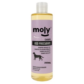MOLY Dog Shampoo Common Use 250ml Conditioner Shampoo with Provitamin B5 for Pets Soft and Shiny Hair