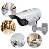 Dummy Camera Fake Monitor CCTV Surveillance System with Light Solar