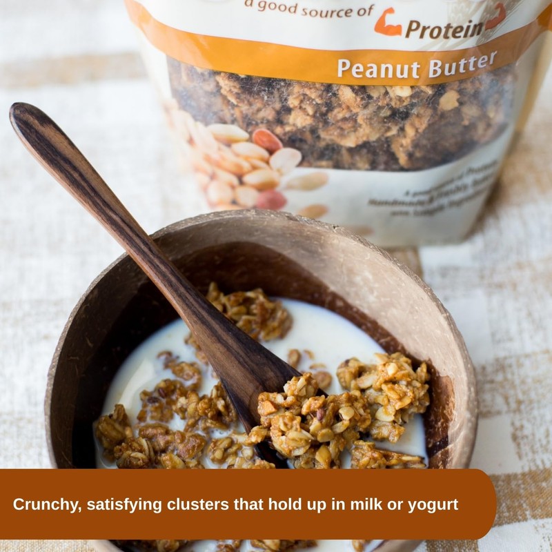 Erin Baker's Homestyle Granola Cereal with Ancient Grains, Peanut Butter