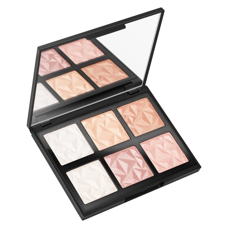 youstar Glam Queen Highlighter Palette, Highly Pigmented Highlighter for Radiant