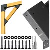 Wocepu 4pack 2x4 (Actual 1.5''x3.5'') Degree Angle Support Brackets, For
