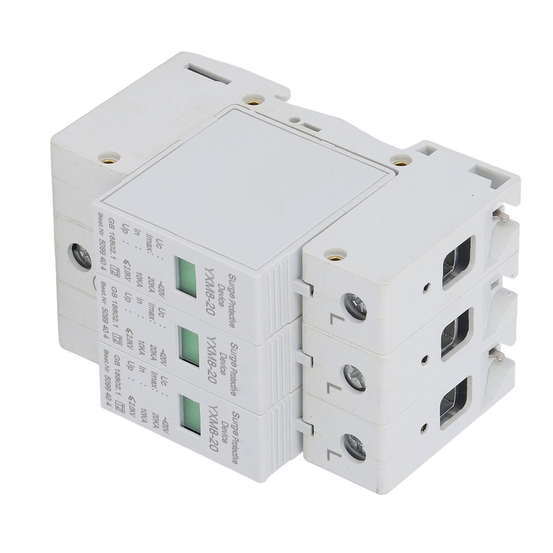 Surge Protector Lightning Protection 3 Phase Flame Retardant Protective Device