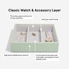 Stackers Sage Green Classic Medium Jewellery Box Watch/Accessories Layer