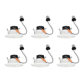 Hubbell (case of 6) Hubbell Prescolite LED Downlight Retrofit Kit, 4 inch round, 4000K,