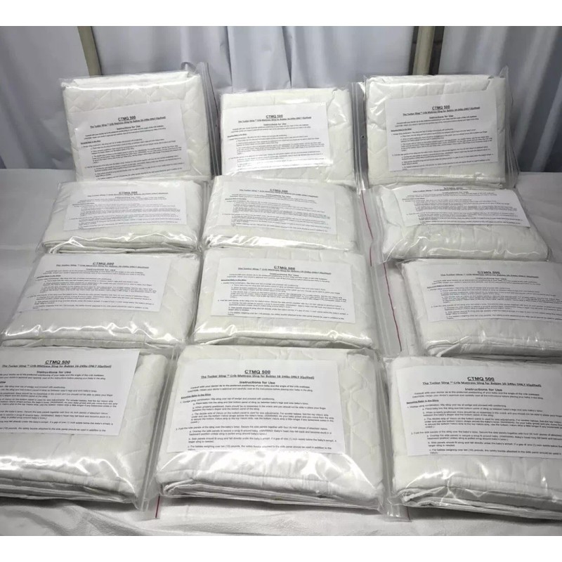 Tucker Designs (1) Tucker Sling WHITE Medium 16-24lb Baby Crib